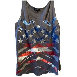 Rock & Republic Patriotic Tank sz 2x
